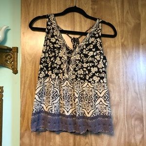 Angie boho peplum top